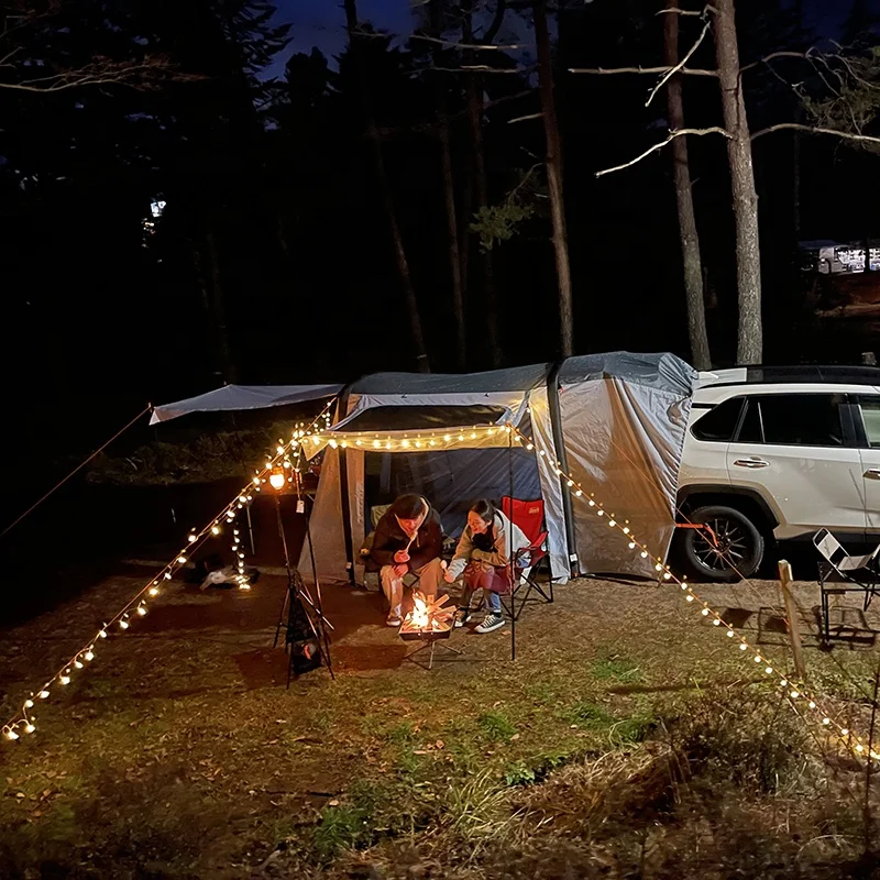 New Outdoor Camping Free Construction Travel Air Inflatable Car Rear Tent Can Be Customized Color Logo