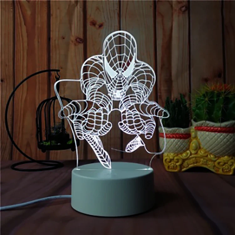 Love 3D Lamp Acrylic LED Night Light Christmas night lights wall lamp indoor for home decoration