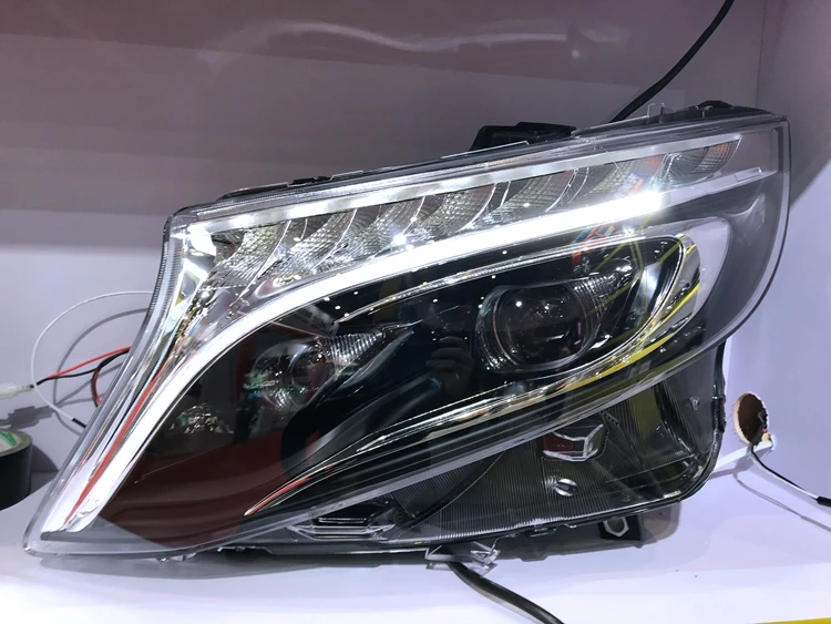 
BiLED projector lens headlight for 2014 Vito Valente Viano 