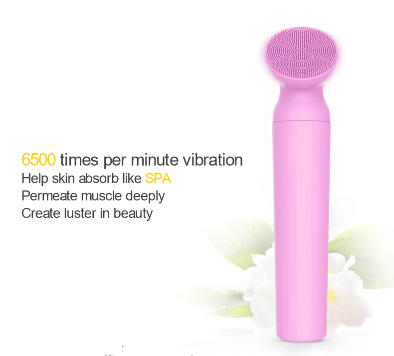 Home Use High-frequency 7-in-1skin cleansing sonic facial cleansing device handheld waterproof deep clean electric face cleanser