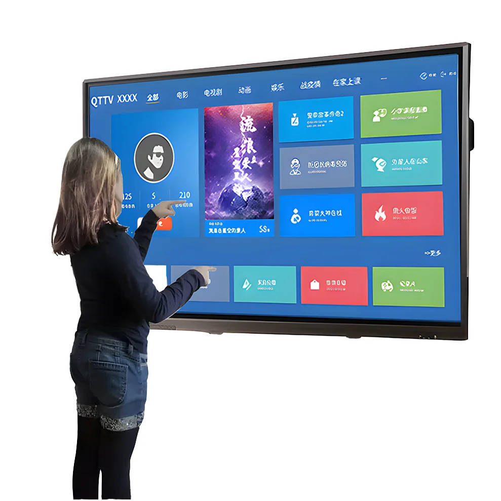 2024 All-In-One Smart LED Panel Interactive Science Education Equipment Electronic Teaching Board Children Whiteboard Blackboard