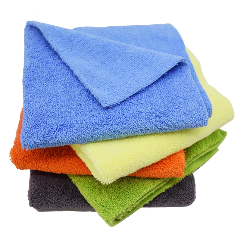 400gsm Edgeless Microfiber Cleaning Cloth Long and Short Pile Towel for Car Wash/cleaning
