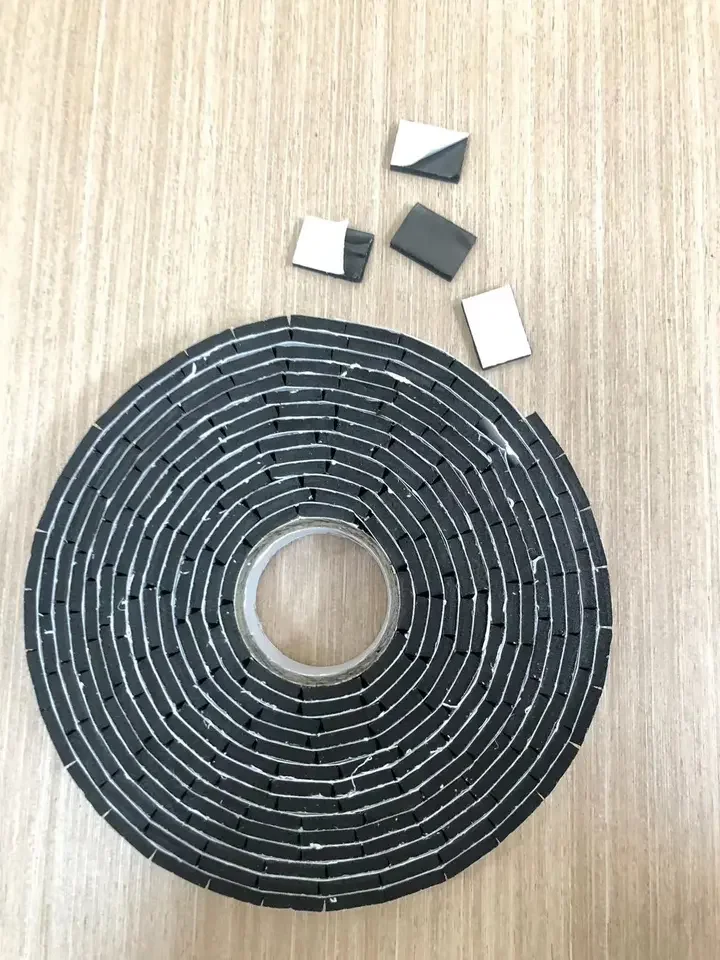 reusable Pre Cut eva rubber pads eva foam two-color card 3D White Double Sided Foam Tape with cling foam