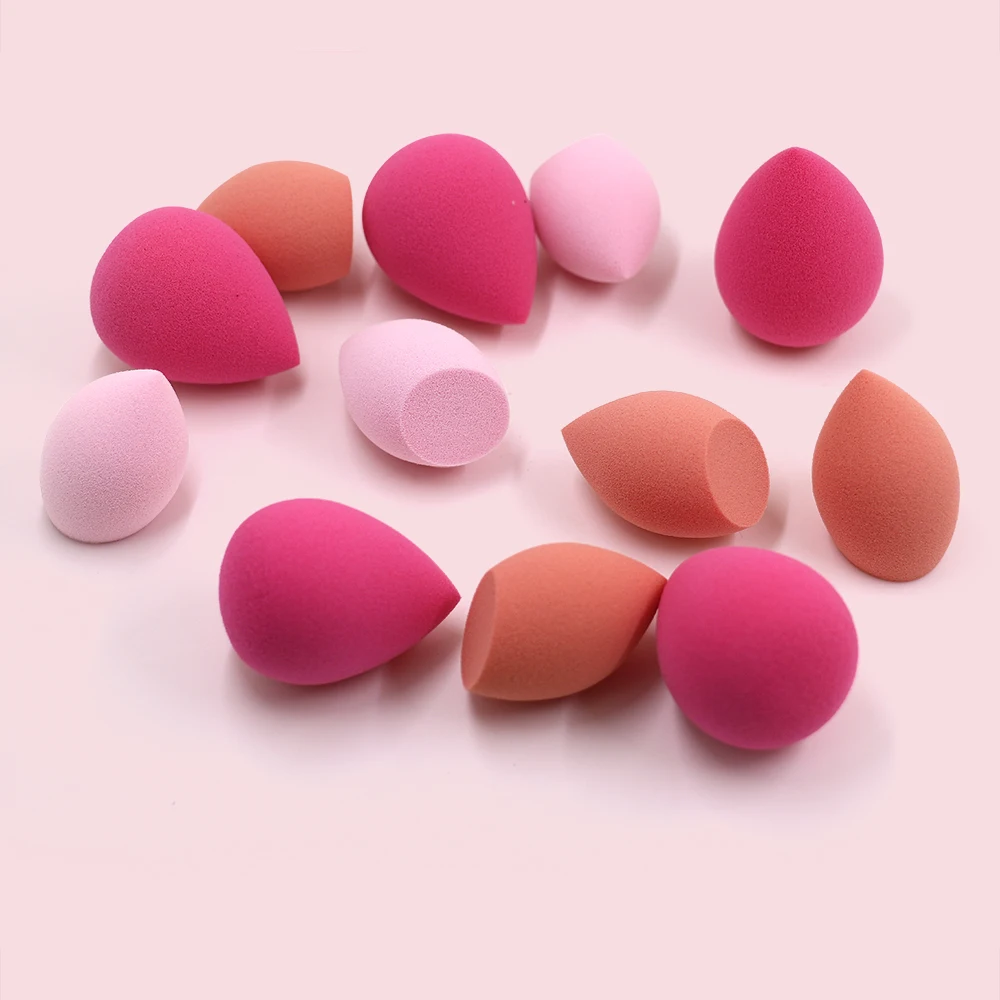 Yally Top Seller Customized Color Shape Foundation Beauty Egg Makeup Sponges Blender Latex Free Custom mini Makeup Sponge