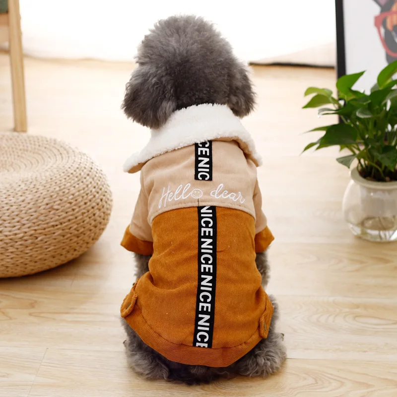 
Custom Wholesale Fashion Elegant Dog Clothes Winter Pet 