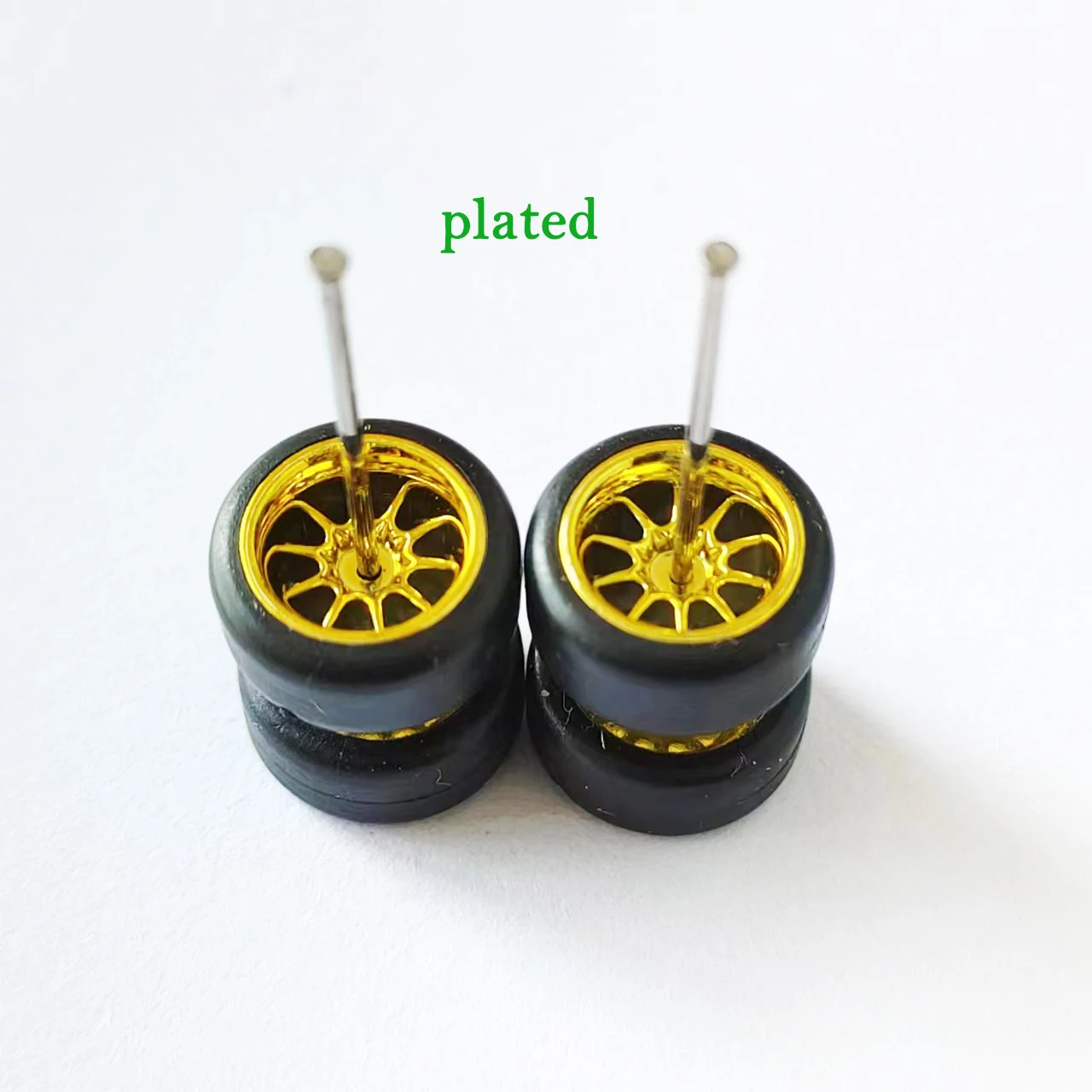 1/64 Chrome Wheels or Offroad Tires 10.8/11.2/14mm Electroplated Wheel for 1:64 Matchbox Domeka Hotwheel Diecast Car Model Cars