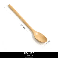 OEM Newest design eco friendly Curved handle nanmu products mini dessert tea coffee stir wooden spoon
