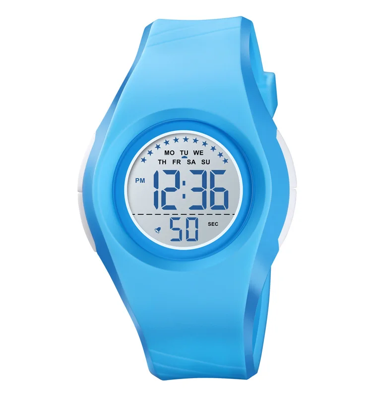 Children Watches Waterproof Multi-Functional with Alarm Soft Strap WristWatches for Kids