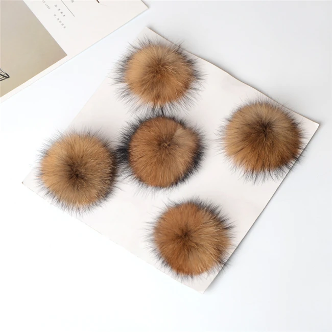 19cm Pompones Natural Color Pompoms