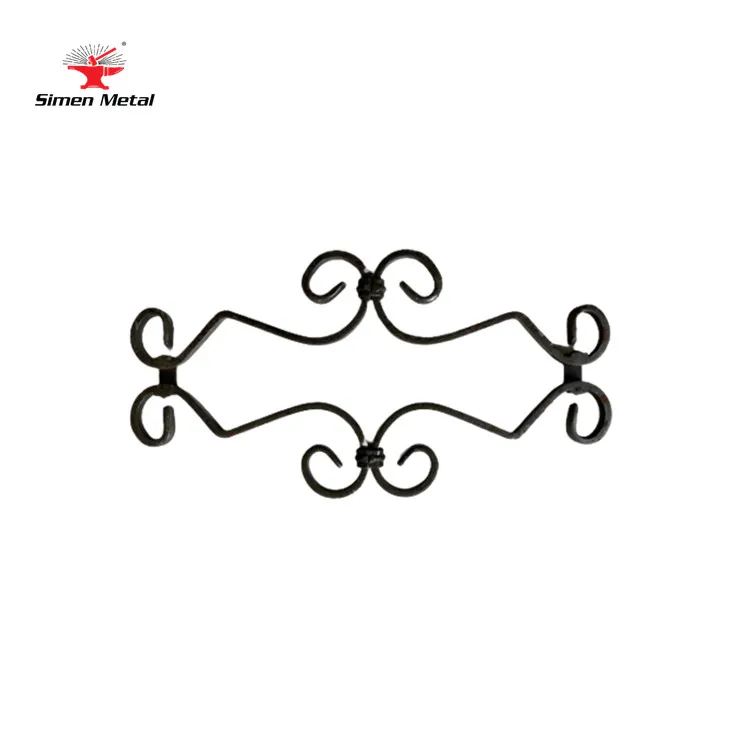 cast fence ornaments metal gate decoration wrought iron flowers & leaves