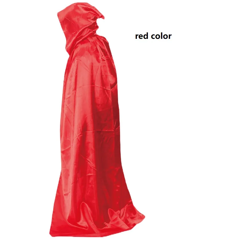 Плащ смерти косплей Дети Взрослые Унисекс Золотая Серебряная Длинная накидка Хэллоуин фестиваль