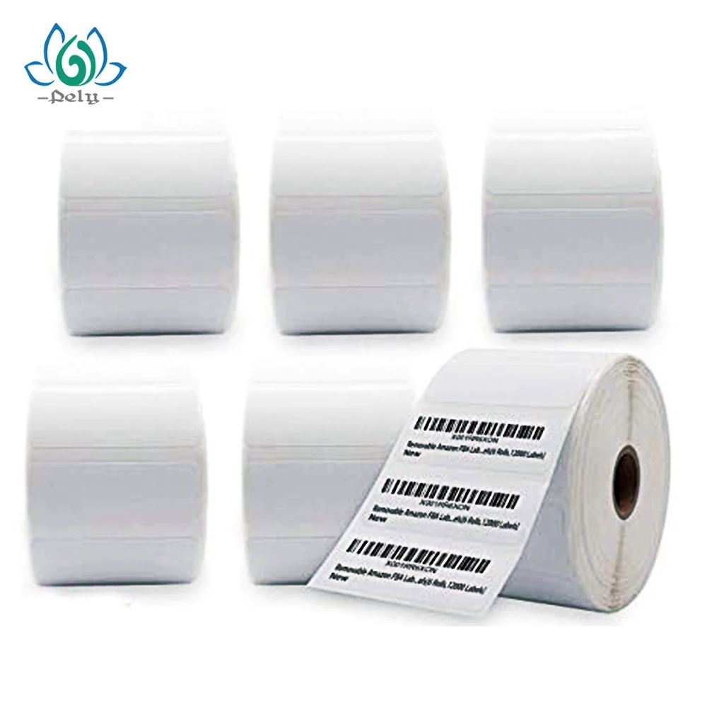 Win $100  High Quality Waterproof Self-adhesive Barcode Label  Sticker AM Barcode Sticker Roll  Label for Printing
