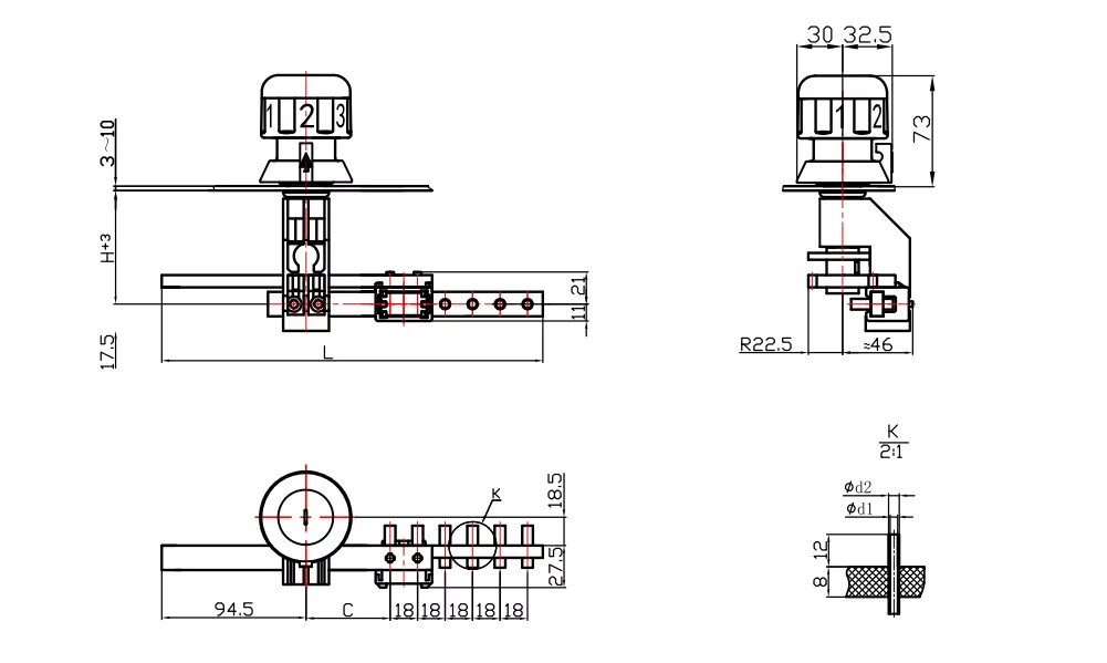 Manufacturers supply product transformer accessories Off/on load tap changer WST/WSP switch series