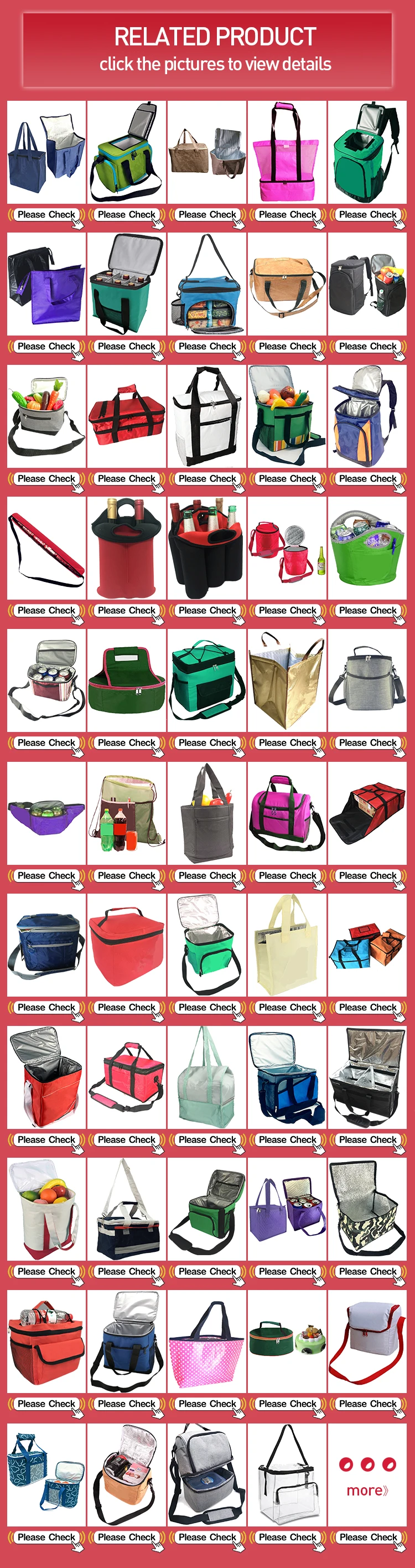 2019 Hot Picnic Outdoors Wholesale Nylon Customized Cooler Tote Insulated Meal Prep Bag for Lunch Containers