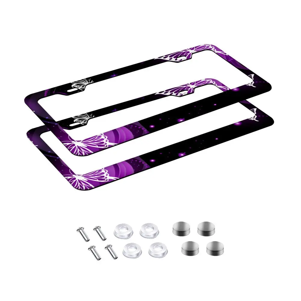 Оптовая продажа пользовательский сублимационный Европейский ABS алюминиевый сплав пластиковый металлический чехол рамка для номерного знака из углеродного