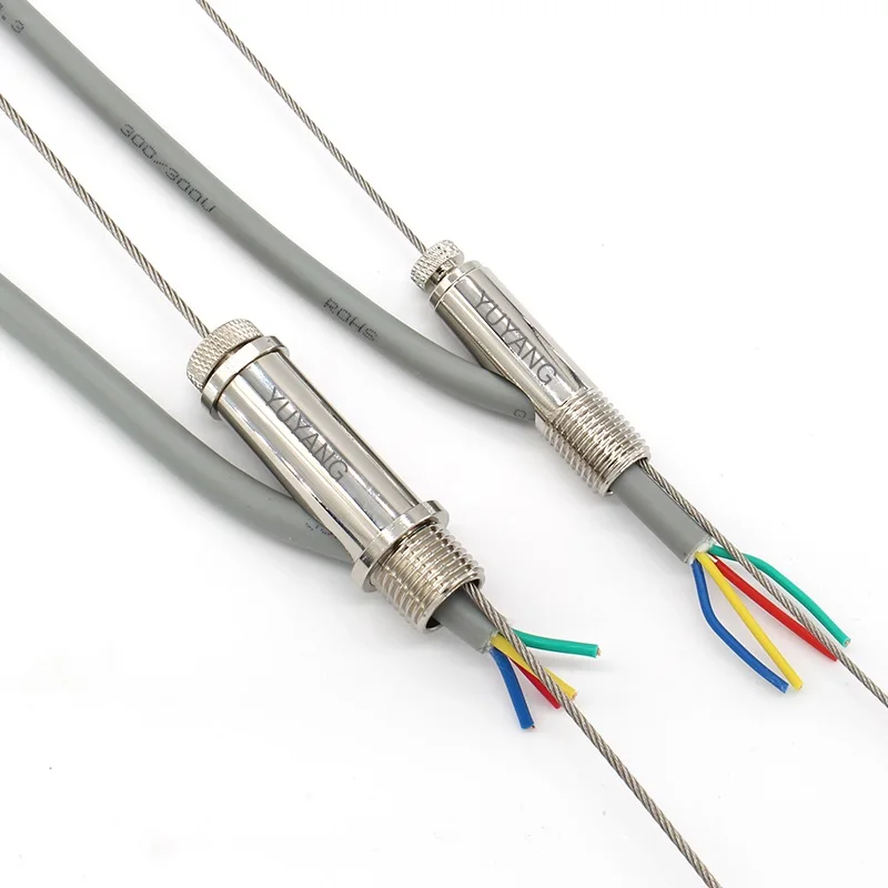 Lamp fitting hardware accessories 1/8-27 external thread ajustable cable gripper