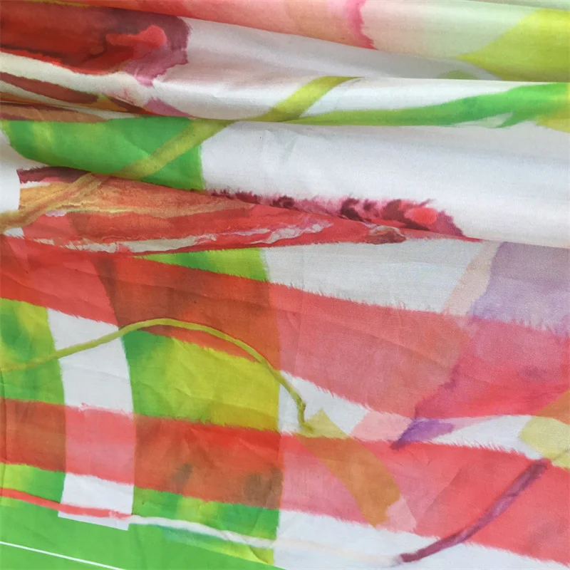 Hot Sale High Quality Pure 100% Silk Print Pongee Fabric From China Factory with Wholesale Price
