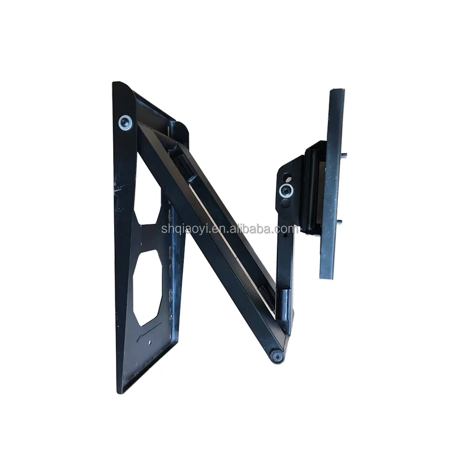 Durable Industrial Black Forged Steel Long Heavy Duty Sheet Metal Fabrication Hidden Floating Wall Shelf Bracket