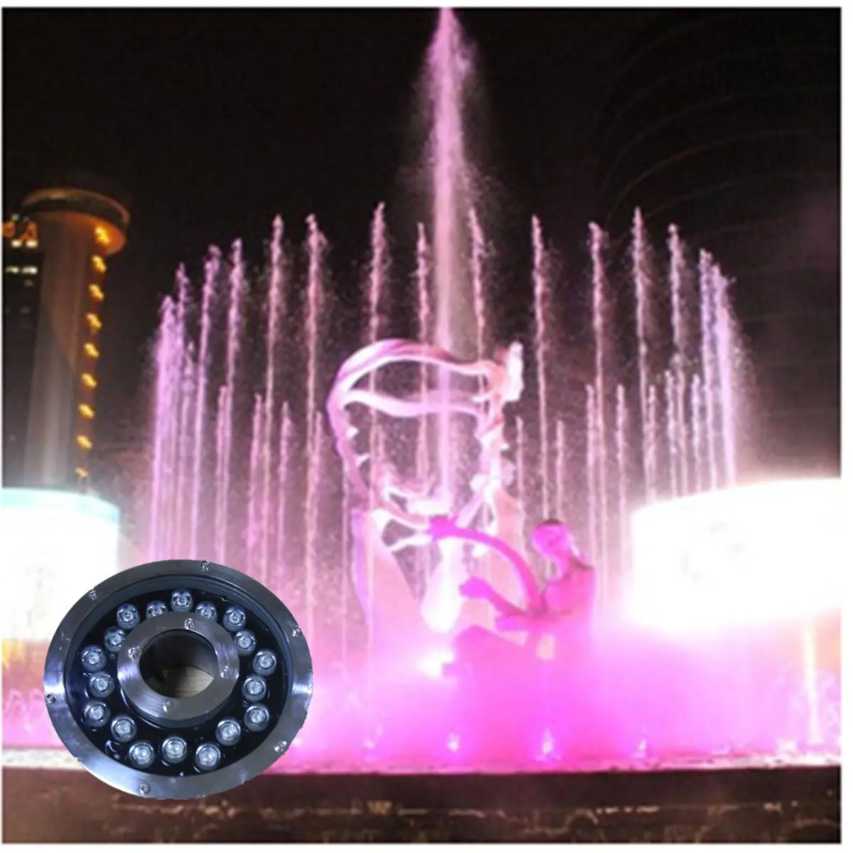  Flash Sale Multiple Colour Underwater Led Fountain Light Lamp for Garden