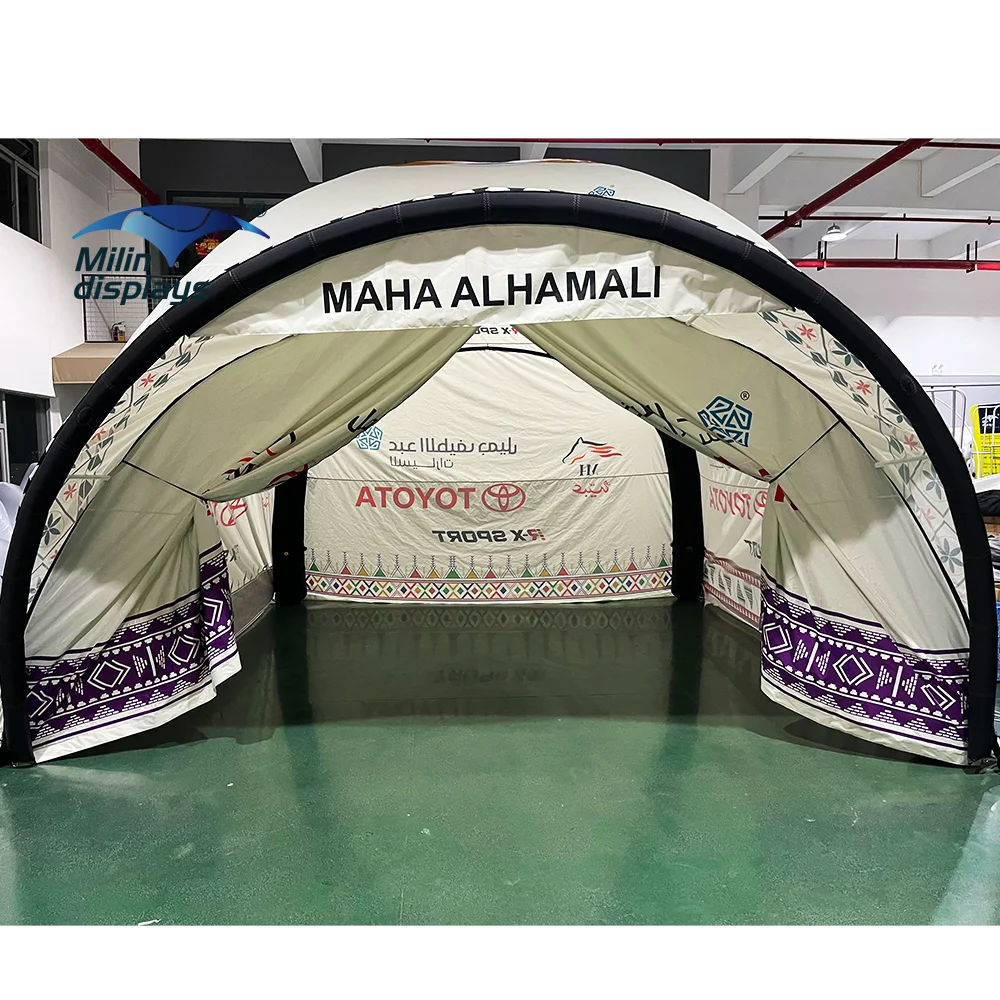 Big Outdoor Marquee Waterproof Awning  X Shape  Spider Dome Canopy Racing Sports Tent Inflatable