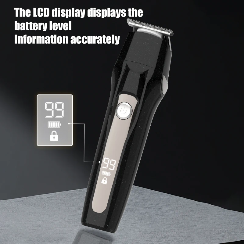 4D HC-1008 Фабричный профессиональный многофункциональный триммер для укладки волос 5 в 1 беспроводной с ограниченными расческами