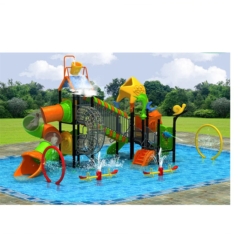 Детский сад дом Детская зона уличная водная игровая площадка оборудование для горки для продажи