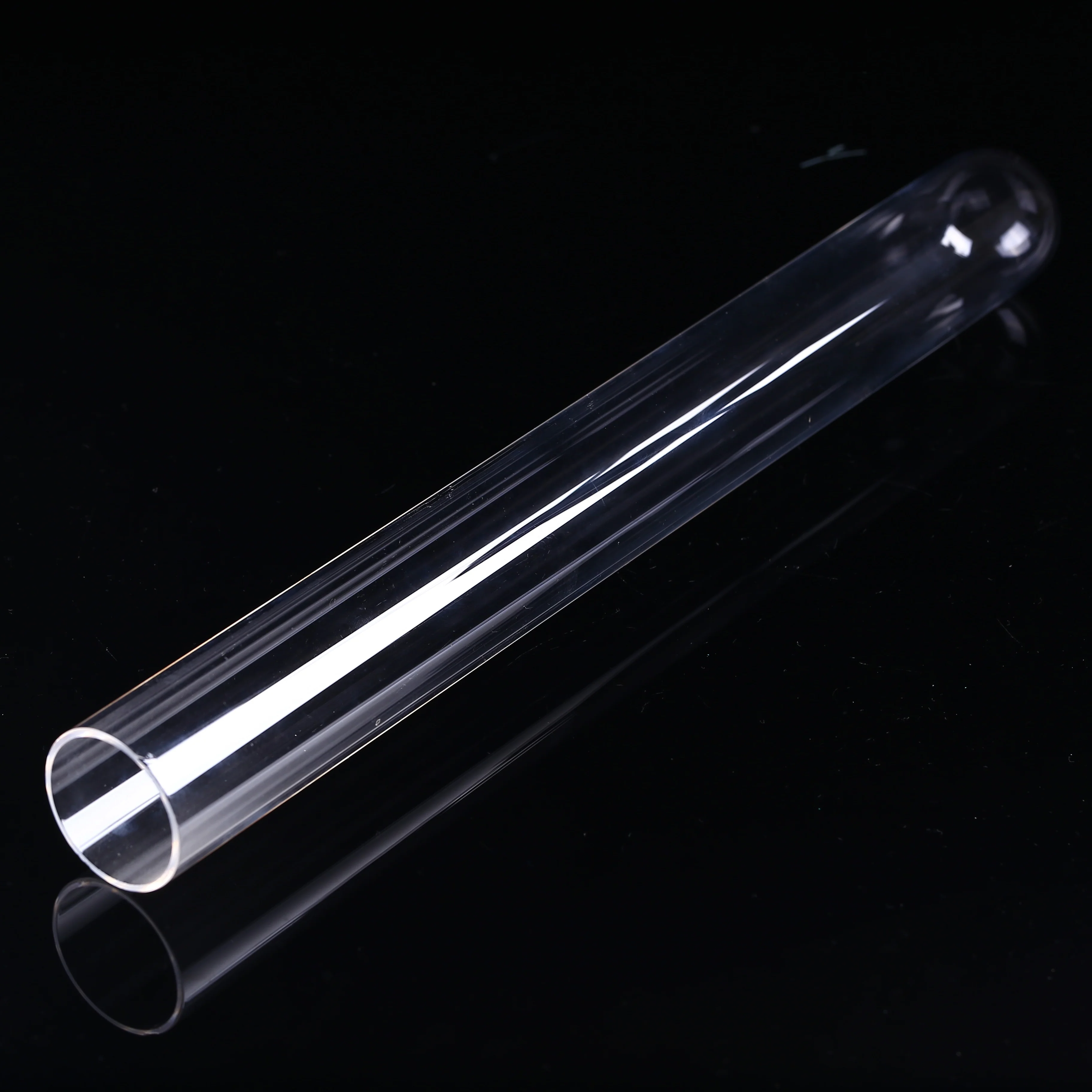 high quality thick wall clear quartz glass tube