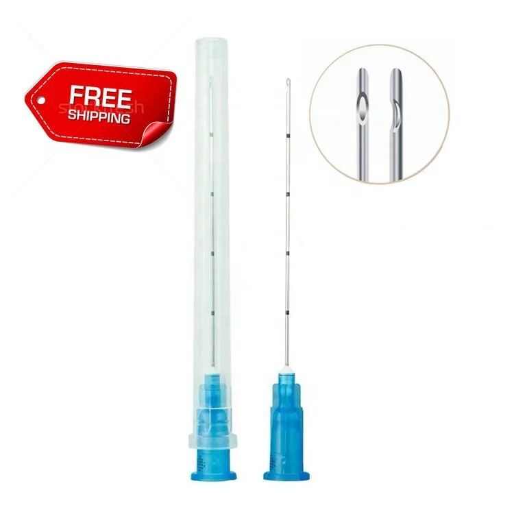 
Dental Health Material Washing Needle Blunt Irrigation Cannula Needles 25G-25MM 