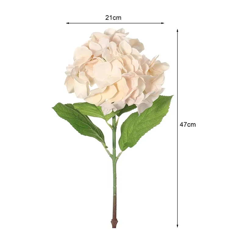 Top quality Oh Arts Artificial Natural Lifelike Real Touch Faux Large Hydrangea for Home Party Outdoor Wedding Decor Table