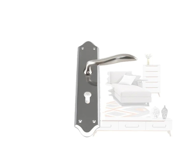 Excellent designer door handle zinc alloy chrome plated kitchen cabinet door handle