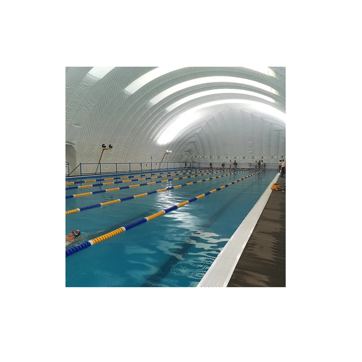 Временное здание надувная Мембрана для бассейна надувной купол купольная конструкция