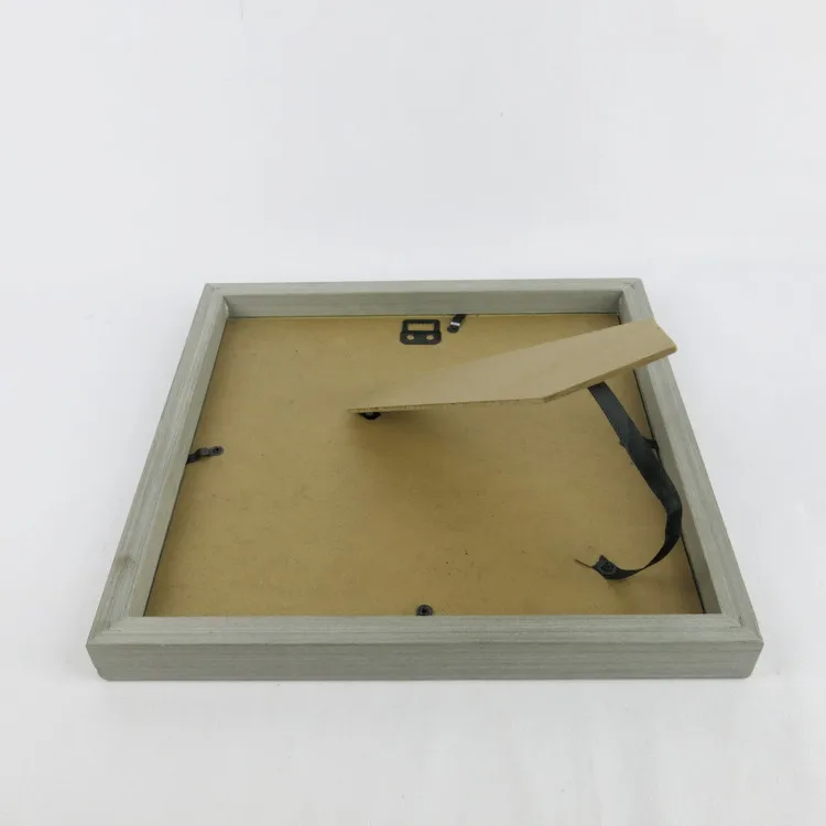 Rustic Wood Square Picture Frame For Wall Art Decor And Tabletop