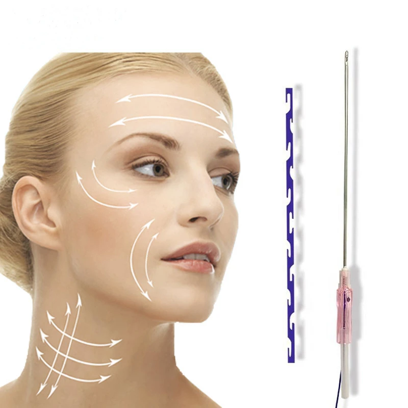 korea beauty anti wrinkle v line facial lift hilos tensores molding press pdo cog thread