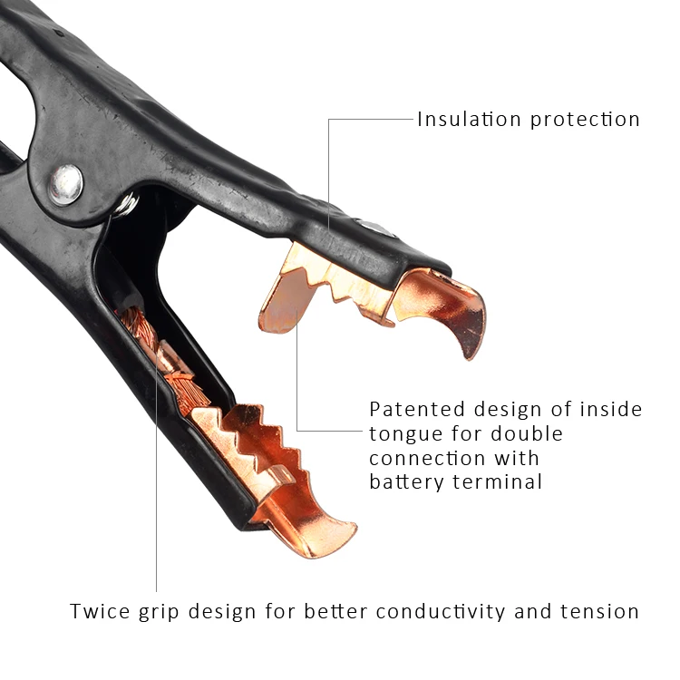 400A 500A 600A Car Emergency Jumper Cables Battery Booster Jump Leads Car Booster Cable