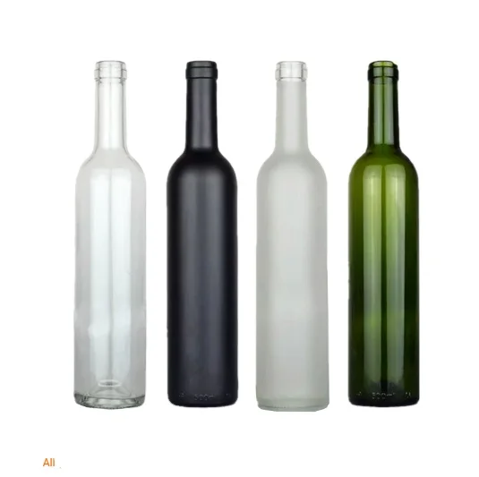 Hot sale Clear Glass Red Wine Bottle Empty Wine Bottle with Cork /Screw top wine glass bottle