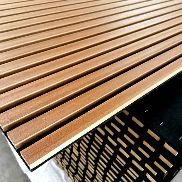 Modern Interior Material Wall Decoration MDF acoustic wall panel soundproof  fabric acoustic panel curved acoustic panels