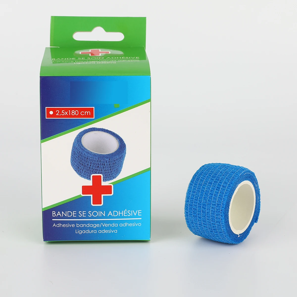 
CE Manufacture Self Adherent Bandage Self Adherent Wrap Bandages Cohesive Tattoo Grip Cover Wrap Self Adherent Bandage 