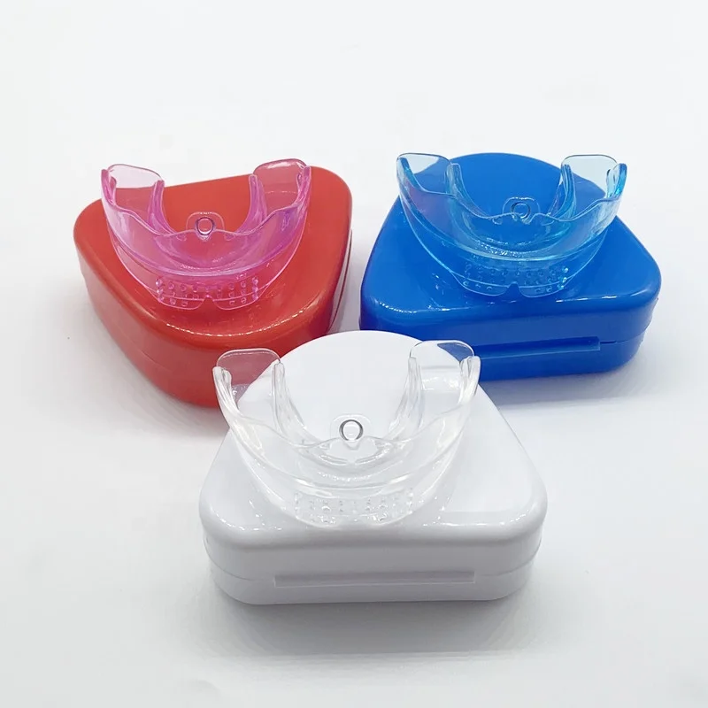 Custom private branded TPE Soft and Hard Adults Teeth Corrector clear teeth retainer teeth plastic correct removable braces