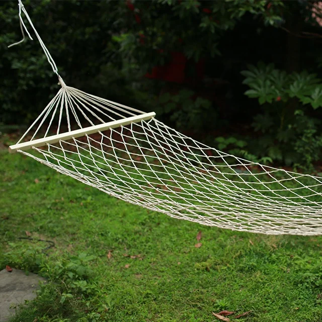 
Leisure Camping Net String Nylon Cotton Knit Rope Hammock For Outdoor 