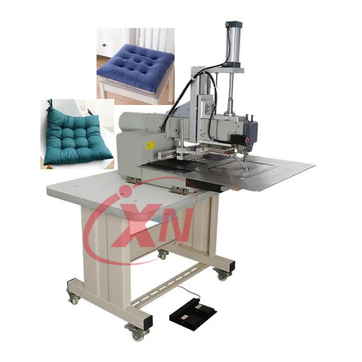 automatic cushion Sofa pattern sewing machine cushion tacking pillow round hole sewing machine