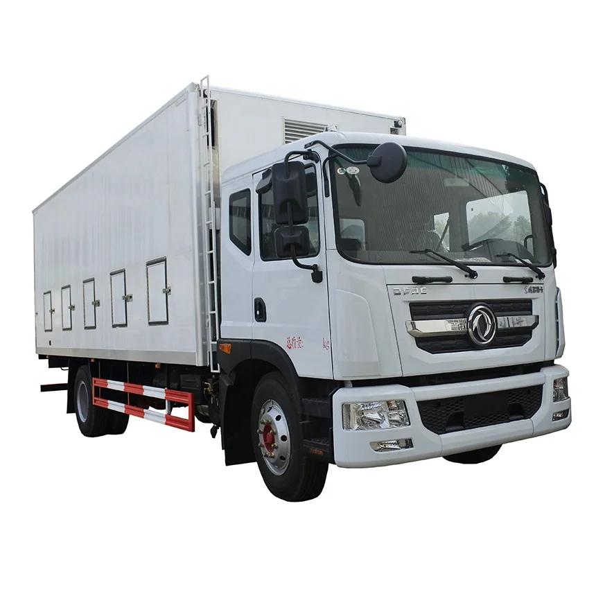 Высокопроизводительный Dongfeng 4x2 РЕФРИЖЕРАТОРНЫЙ грузовик для перевозки птицеводческих