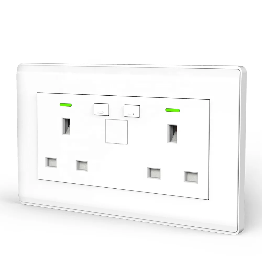 UK usb настенная розетка Tuya Smart Home Wi-Fi и дистанционным управлением 2xusb мульти великобританская настенная розетка