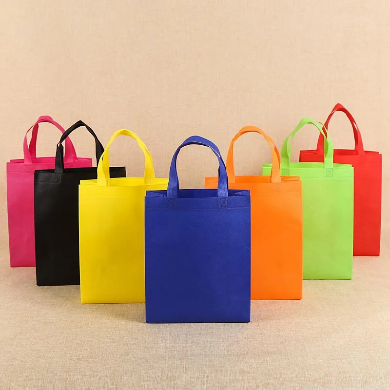 Wholesale Factory Cheap Shopping Bags Reusable ecological Non-woven Bags Custom Logo  Non Woven Fabric Tote Bag