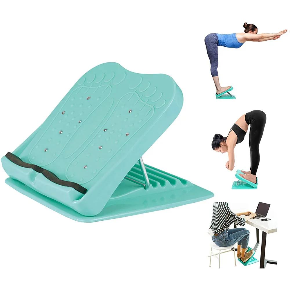 
Anti-Slip Adjustable Foot Calf Stretcher Incline Board Body Stretching Tool for Sports Yoga Massage Fitness Pedal Stretcher 