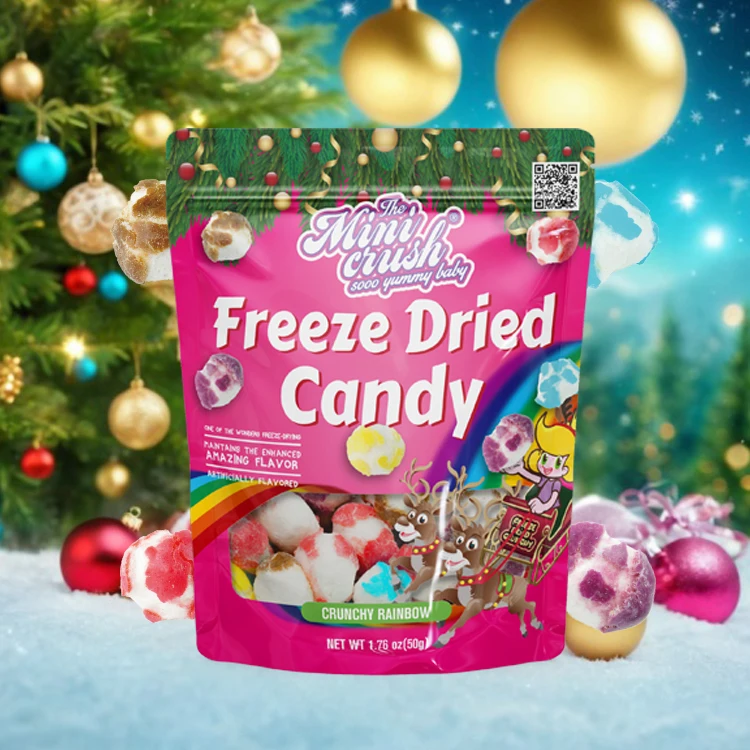 OEM gummy candy Freeze Dried big jelly Bean Candy factory price For christmas
