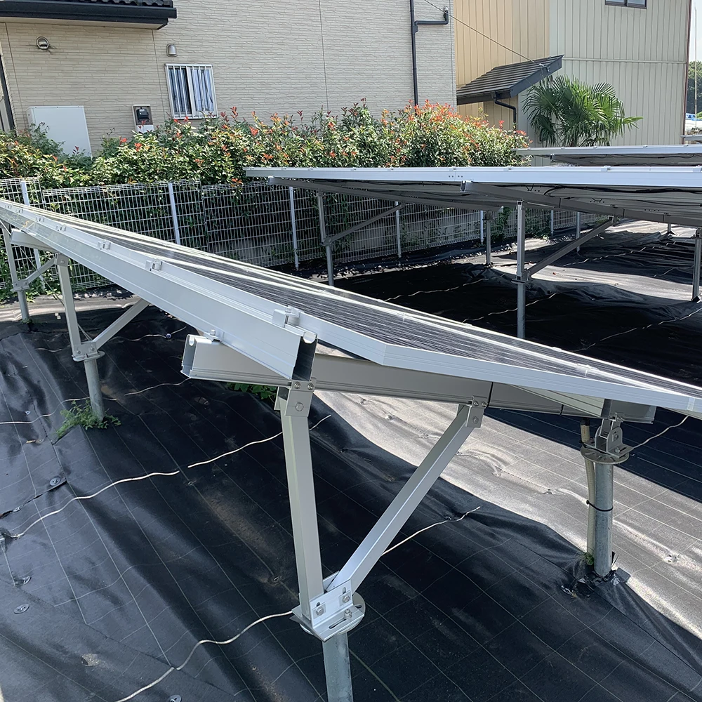 OEM customized solar panel bracket mounting racking for solar ground mount kits
