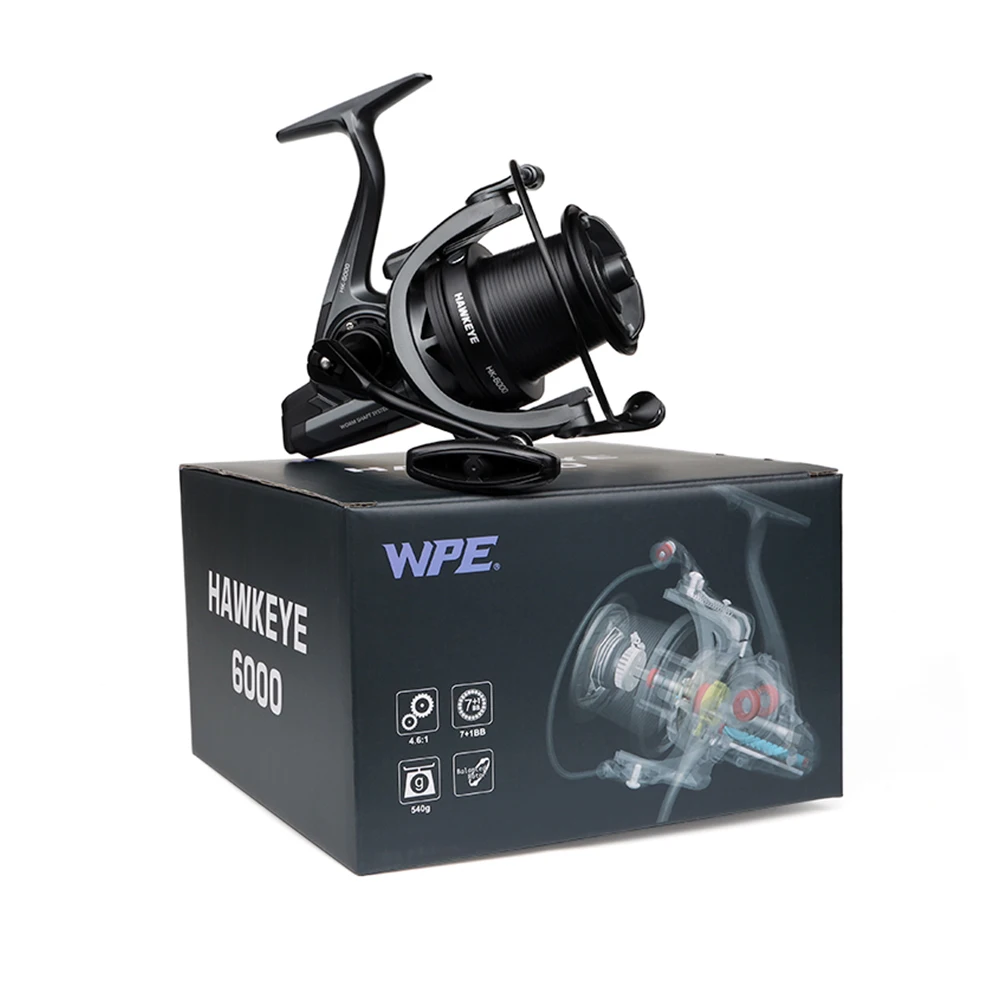 W.P.E Новый Ястребиный глаз 7 + 1 BBs 5500-10000 другая катушка 4 6: Катушка Рыболовная