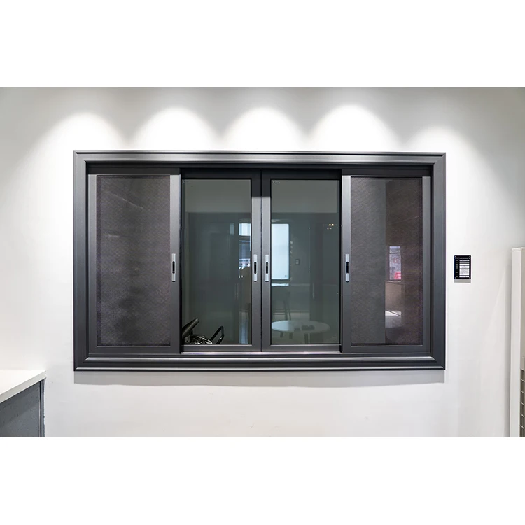 Windows Design Aluminum Lock For Upvc Simple Window/Casement Surprising Price Double Glazed Touch Locks 3 Tracks Sliding Window