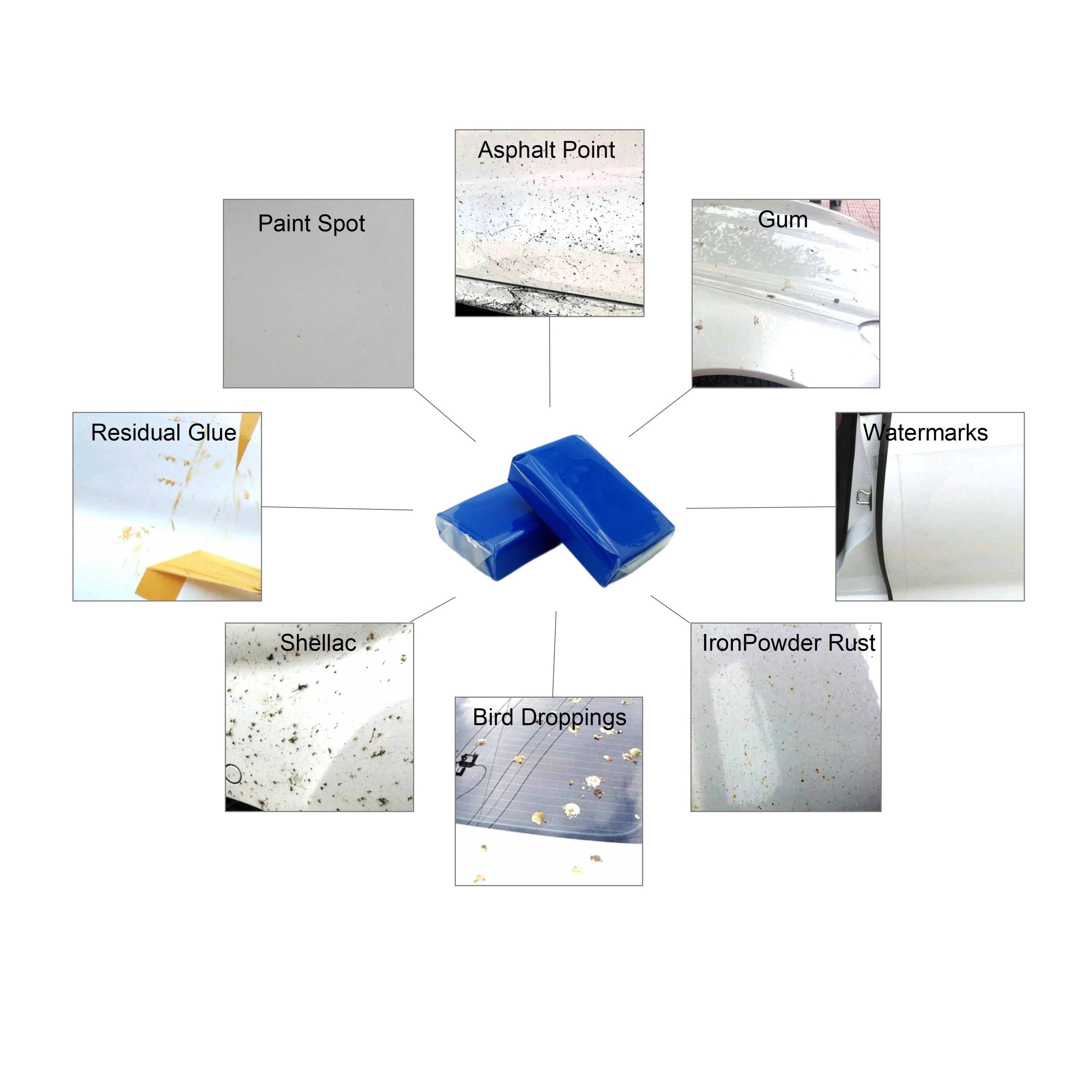 Car cleaning clay bar auto detailing wash mud vehicle detailing polish tool paint cleaner automotive care and clean product