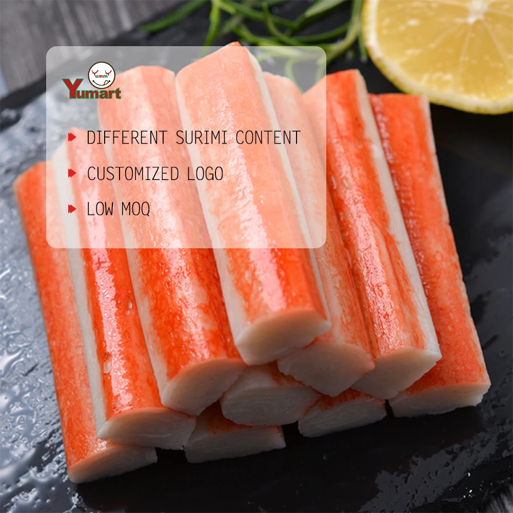 Frozen Surimi Crab Claw  Sticks Including Kani Mama Categorized under Surimi